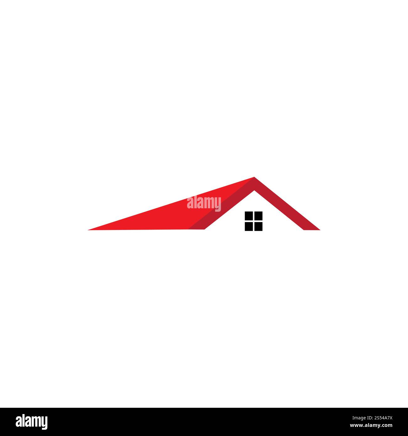 Immobilien, Immobilien und Bau Logo Design Stockfoto