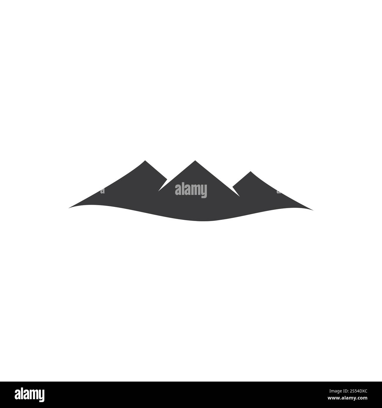 Mountain Logo Business Template Vektor Stockfoto