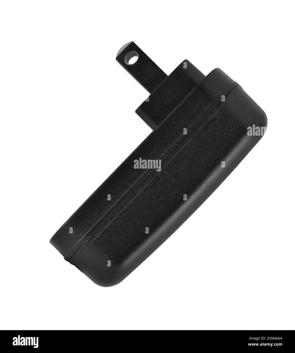 Mobiltelefon-Ladegerät isoliert auf weißem Hintergrund. Ladegerät für Mobiltelefone Stockfoto