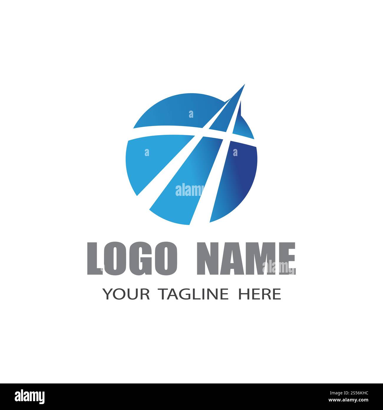 Schnellere Logo-Vorlage Vektorsymbolcharakter Stockfoto