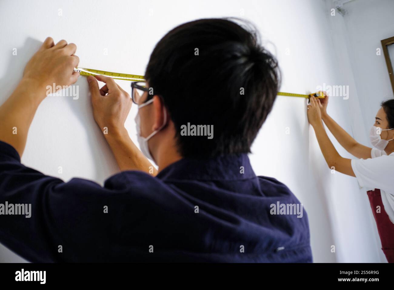 Werkstatt mit Werkstatt Renovierung neues Haus Stockfoto