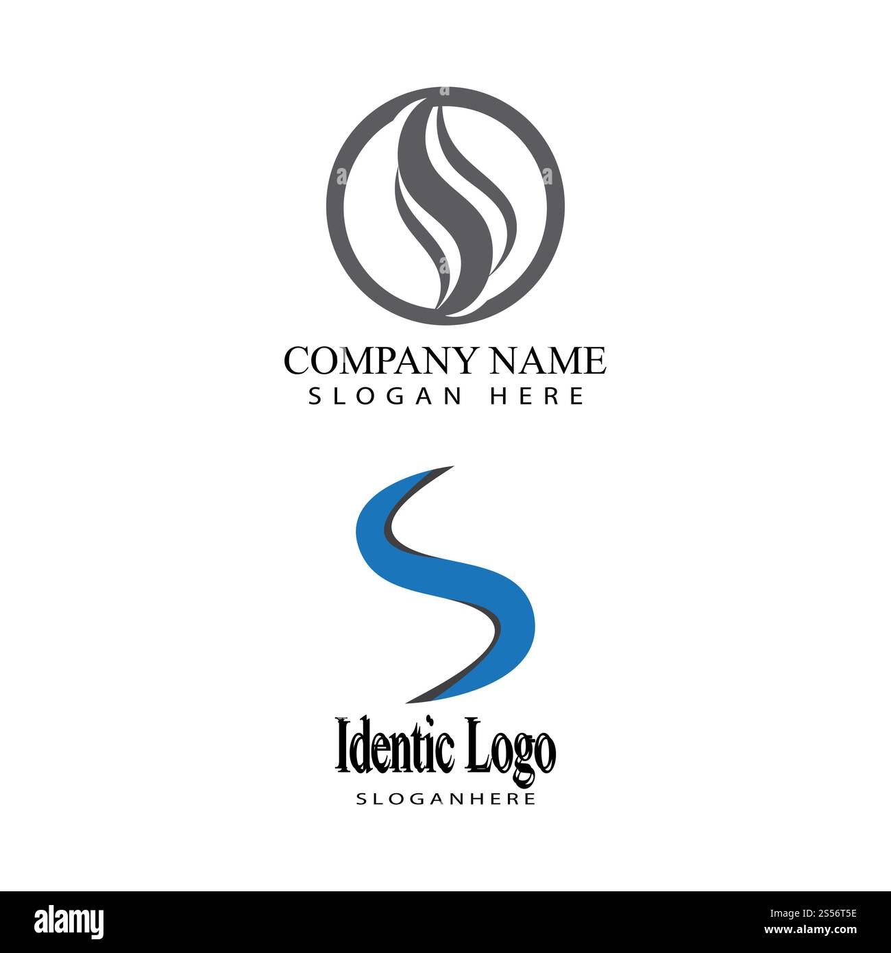 Business corporate S schreiben Logo Design Vector Stockfoto