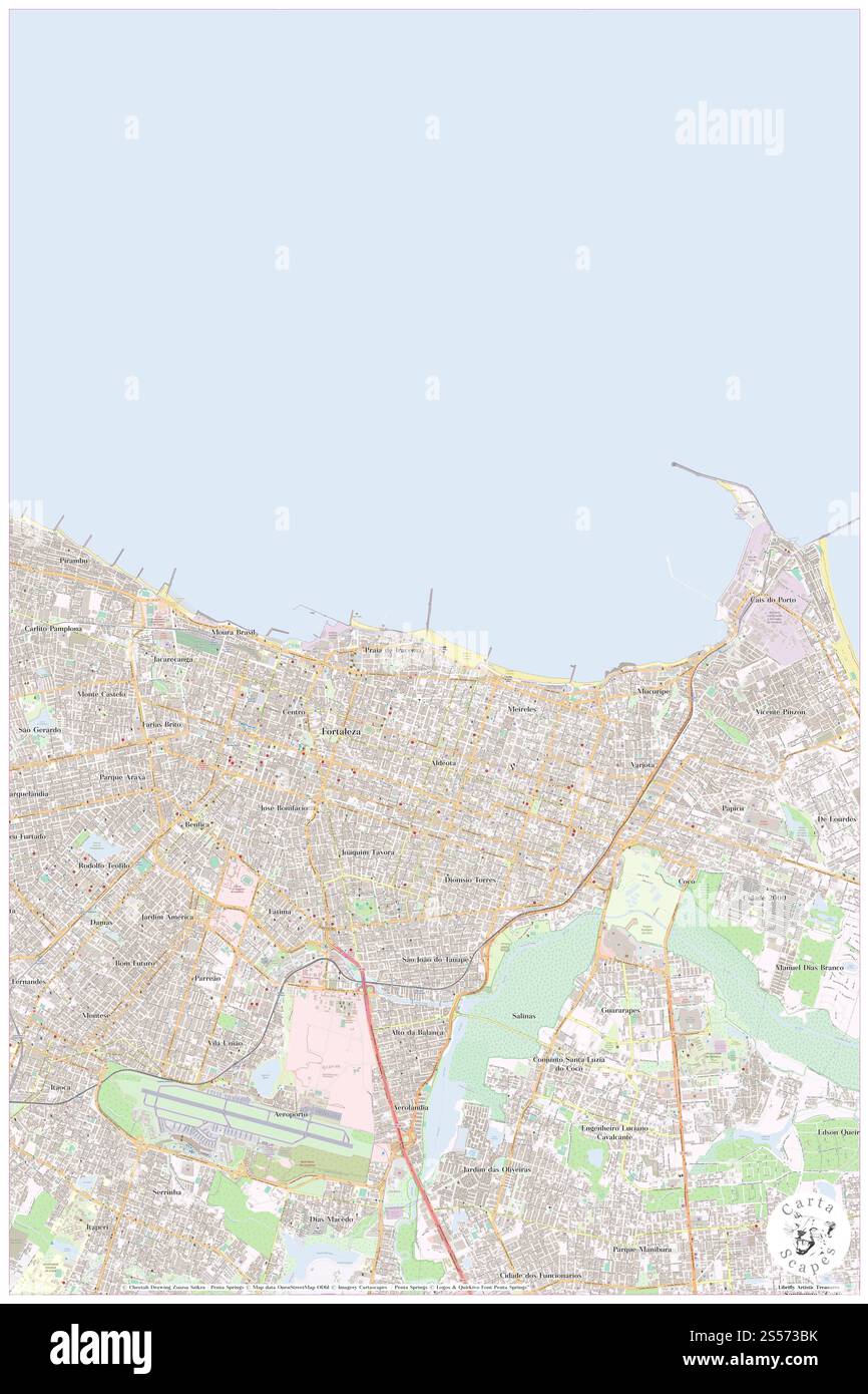 Atlantic Ocean Residence, Fortaleza, BR, Brasilien, Ceará, s 3 43' 15'', S 38 30' 38'', Karte, Karte, Karte von Cartascapes Map, veröffentlicht 2024. Erkunden Sie Cartascapes, eine Karte, die die vielfältigen Landschaften, Kulturen und Ökosysteme der Erde enthüllt. Reisen Sie durch Zeit und Raum und entdecken Sie die Verflechtungen der Vergangenheit, Gegenwart und Zukunft unseres Planeten. Stockfoto