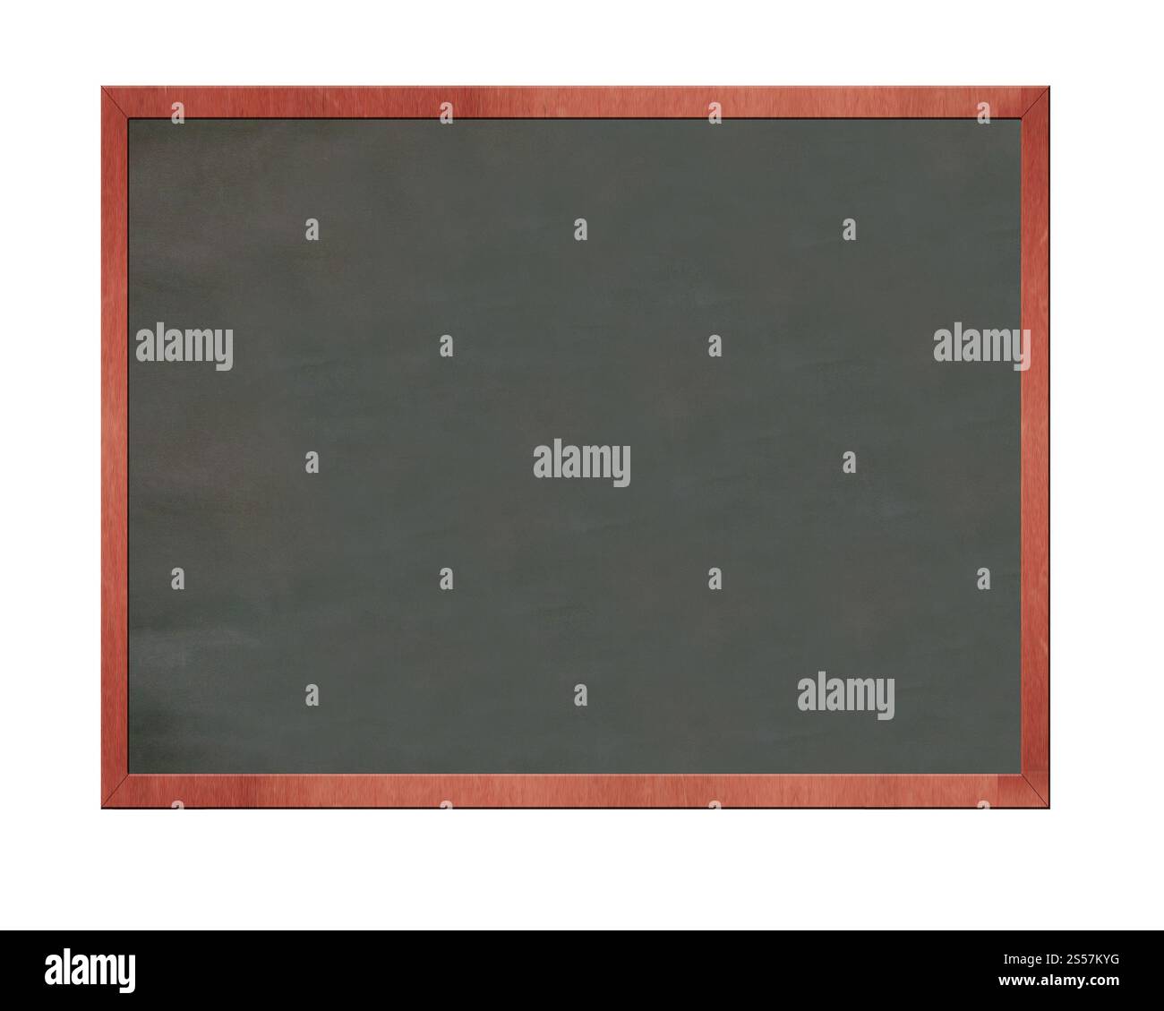 Leere alte Tafel isoliert auf weißem Hintergrund. Leere alte Tafel Stockfoto