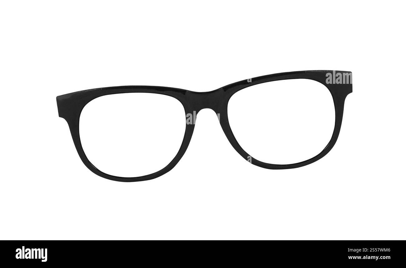 Gläser isoliert auf weißem Hintergrund. Gläser isoliert Stockfoto