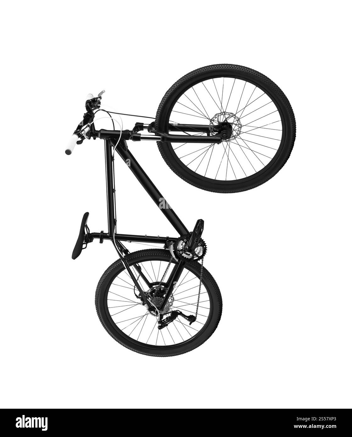 Rennrad isoliert auf weißem Hintergrund Stockfoto Rennrad isoliert auf weißem Hintergrund Stockfoto