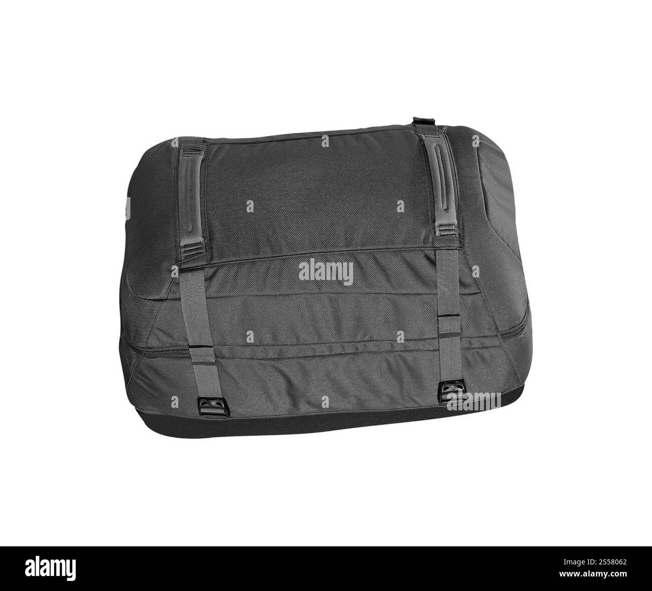 Rucksack isoliert auf weißem Hintergrund. Rucksack, isoliert Stockfoto