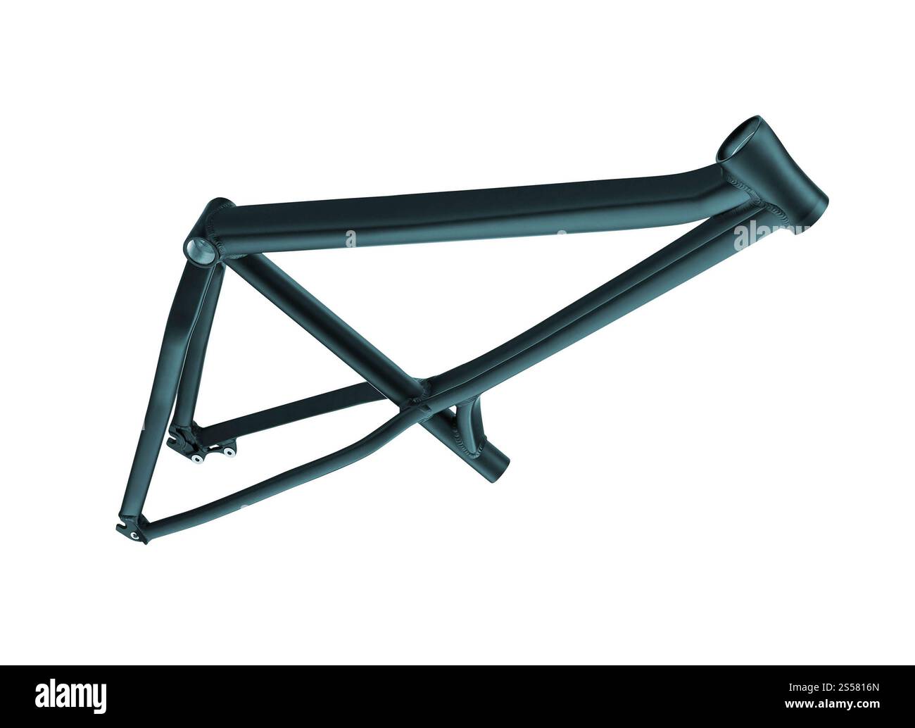 Rahmen isoliert auf weißem Hintergrund Stockfoto