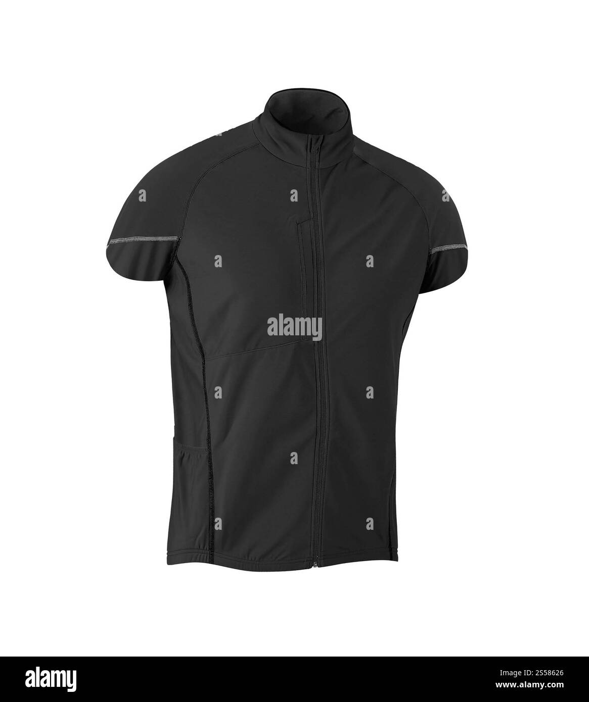 Sportjacke isoliert auf weißem Hintergrund Stockfoto