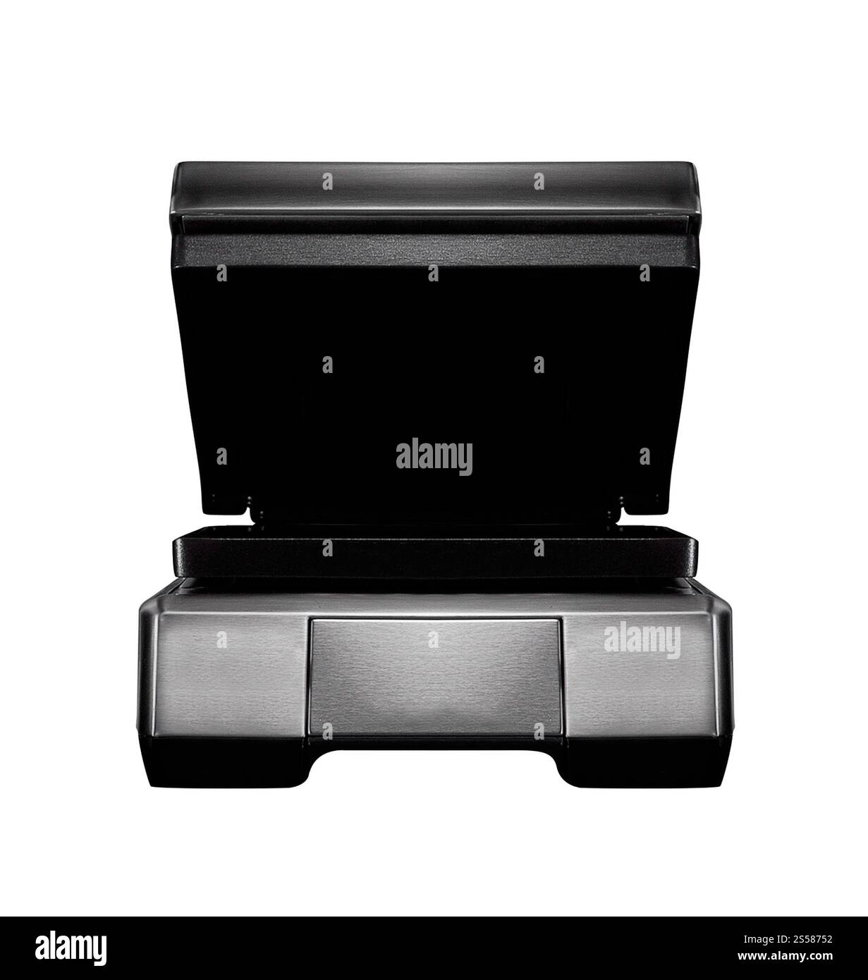 Elektrischer Grill oder Toaster isoliert auf weiß Stockfoto