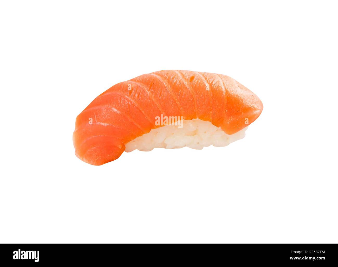Thunfisch-Sushi isoliert auf weißem Hintergrund Stockfoto