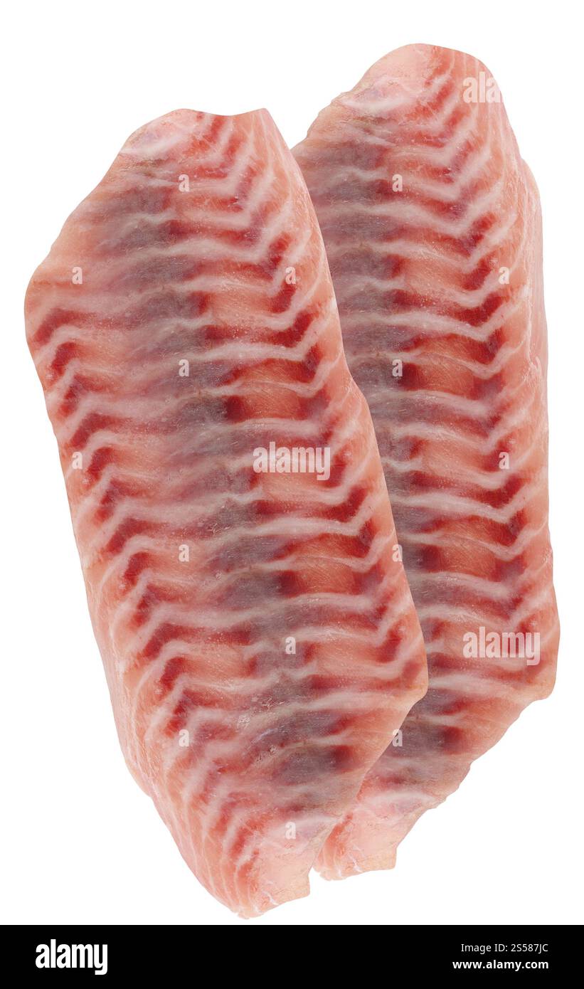 Frische Verrundung isoliert auf einem weiß Stockfoto