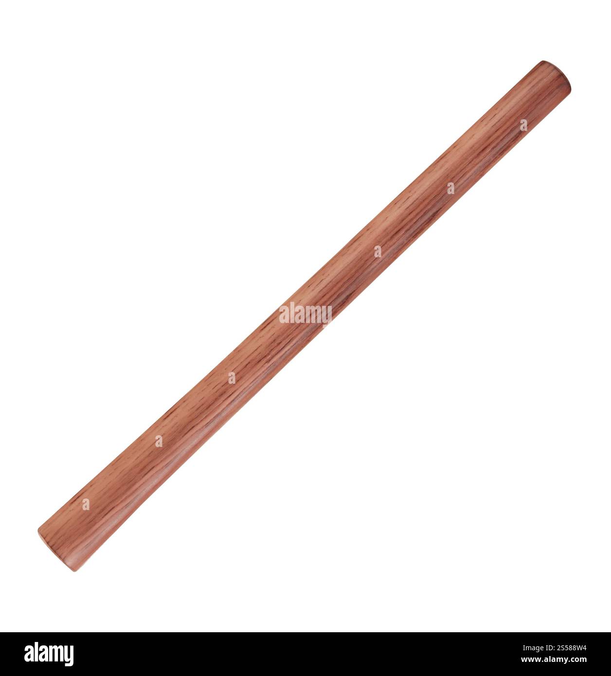 Holzstab isoliert auf weißem Hintergrund Stockfoto Holzstab isoliert auf weißem Hintergrund Stockfoto