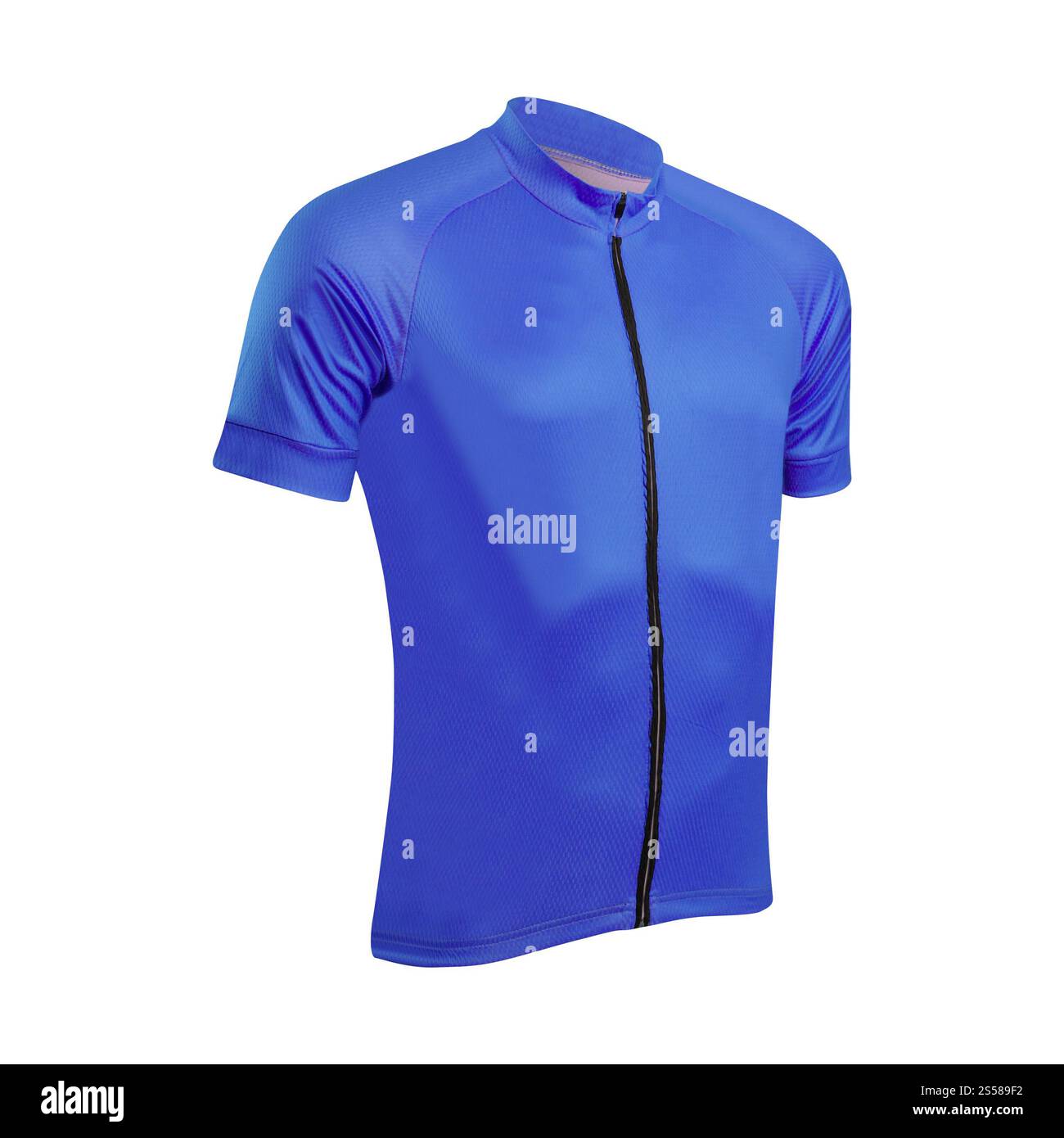 Himmelblaue sportjacke Stockfoto