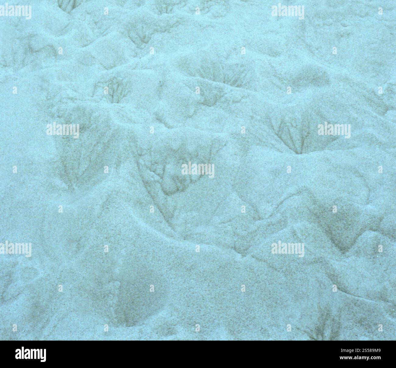 Weißer Schnee Hintergrund Stockfoto