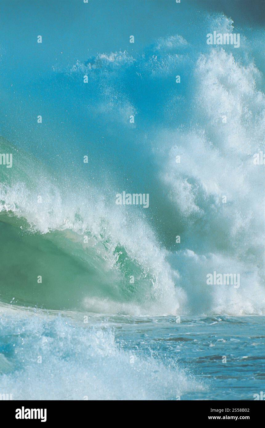 Big Wave Crash Stockfoto
