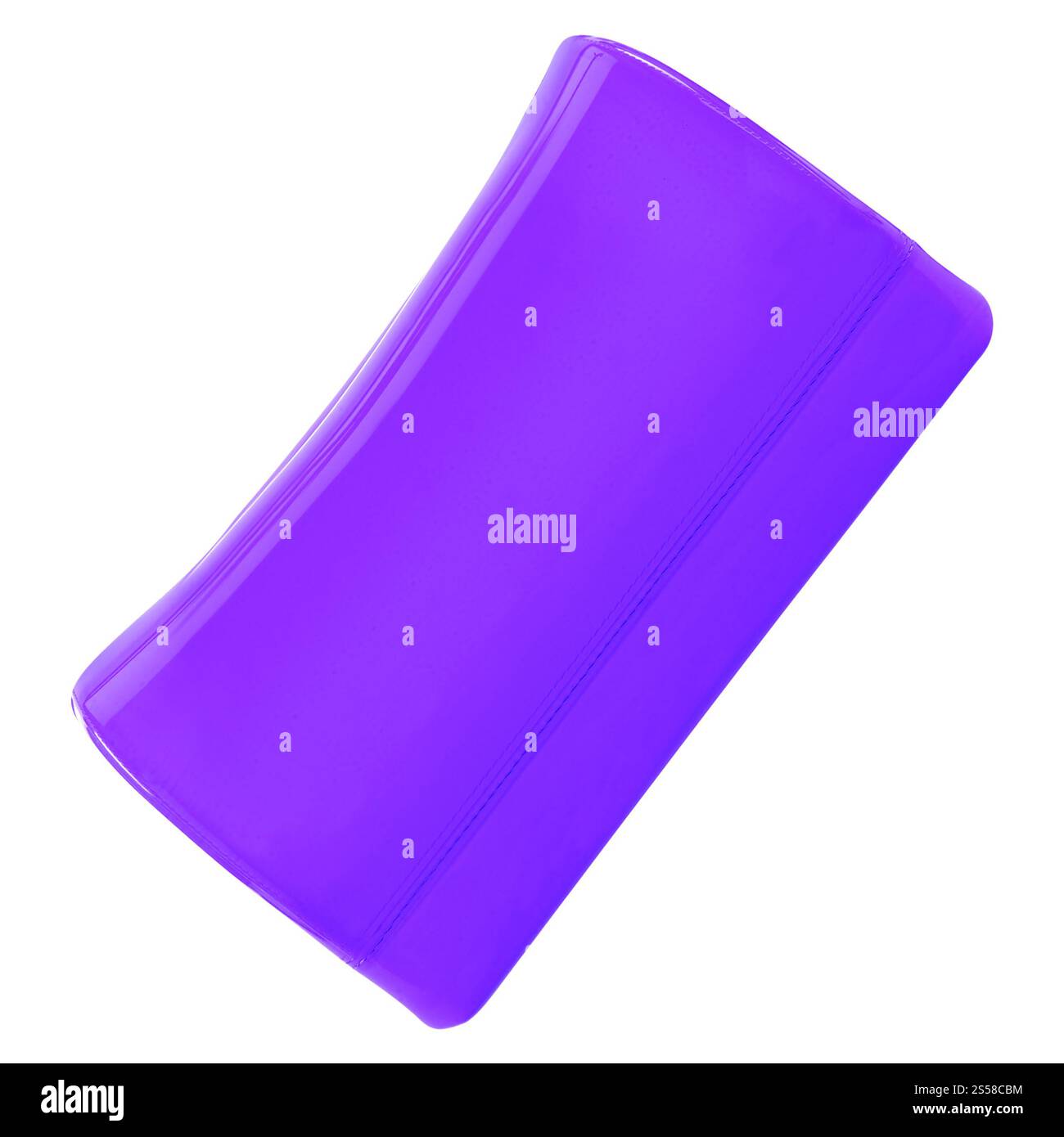 Ledertasche isoliert Stockfoto