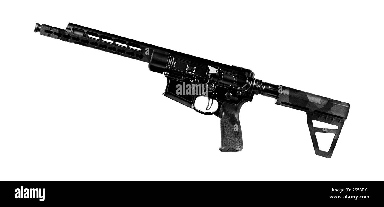 Specops Gewehr isoliert Stockfoto