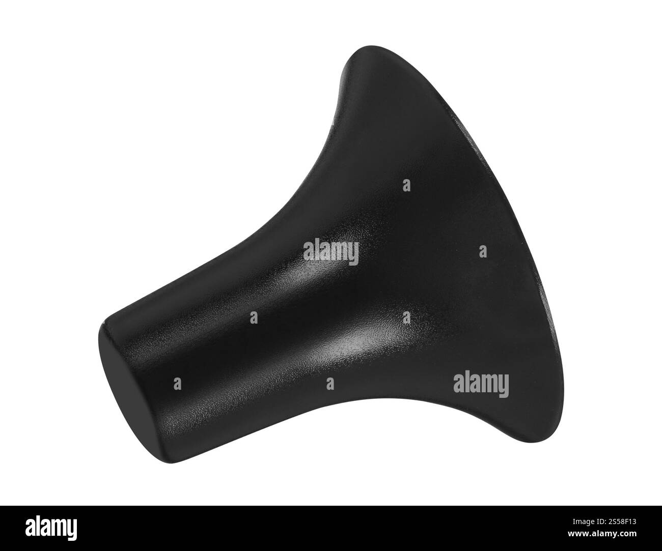 Megaphon isoliert auf weiß Stockfoto