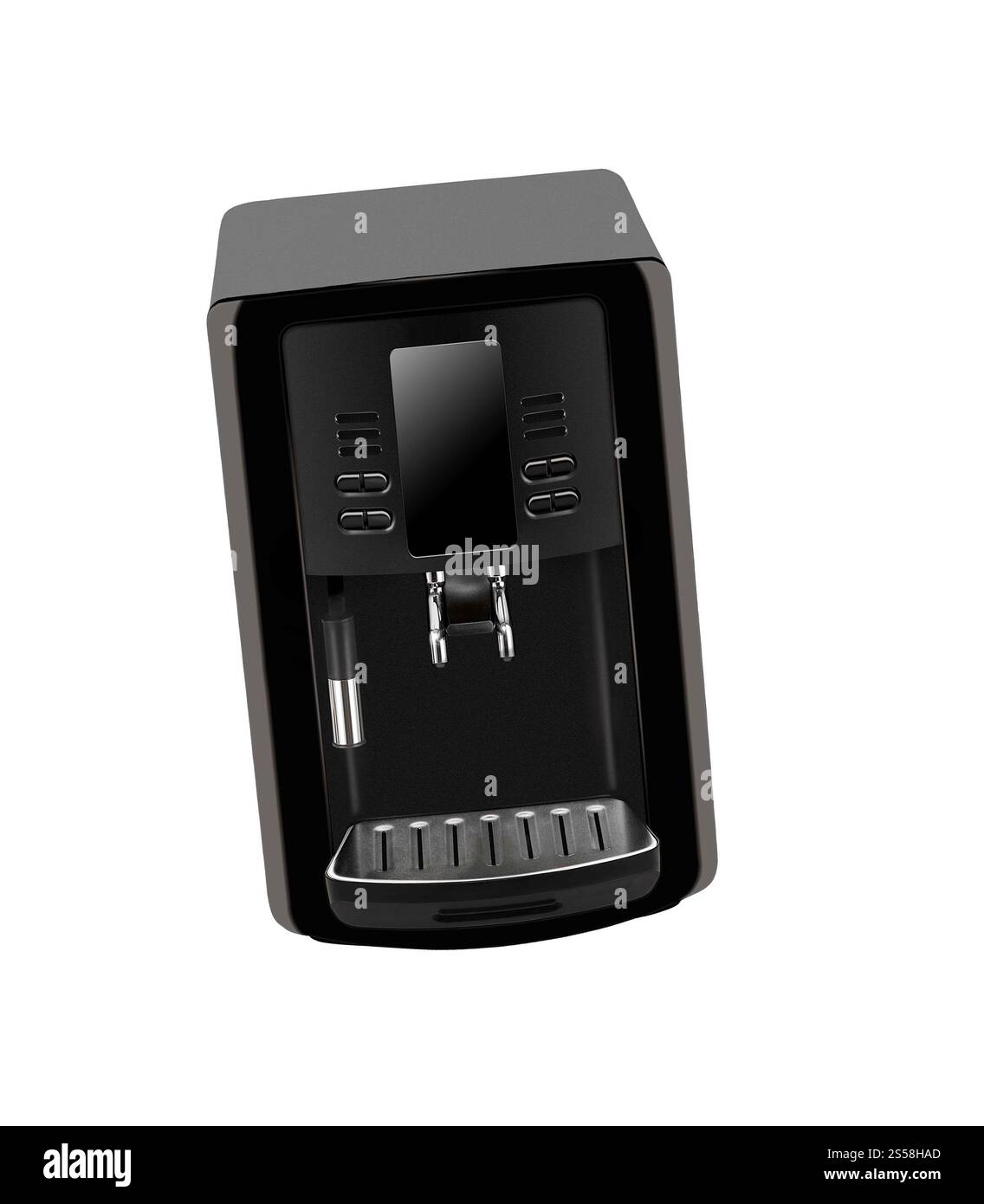 Isolierte Kaffeemaschine auf weißem Hintergrund. Isolierte Kaffeemaschine auf weißem Boden Stockfoto Isolierte Kaffeemaschine auf weißem Hintergrund. Isolierte Kaffeemaschine auf weißem Boden Stockfoto