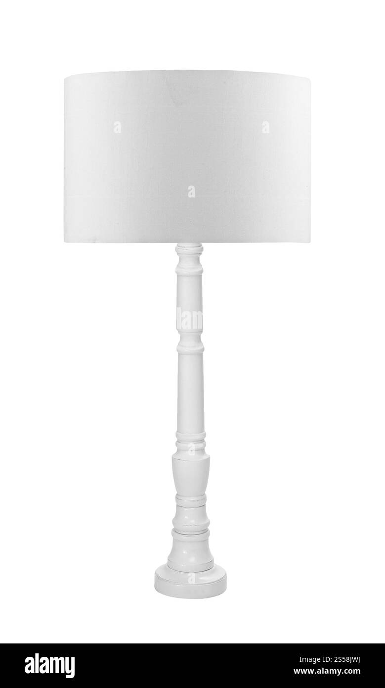 Kleine Lampe, isoliert auf weißem Hintergrund. Kleine Lampe, isoliert auf einem weiß Stockfoto