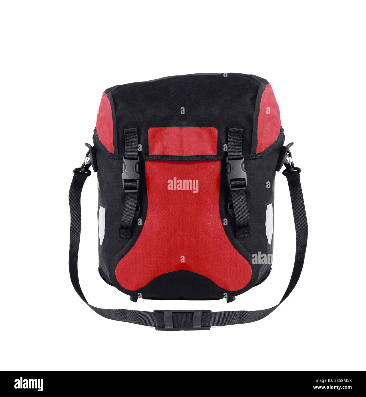 Sporttasche isoliert auf weiß. Sporttasche Stockfoto