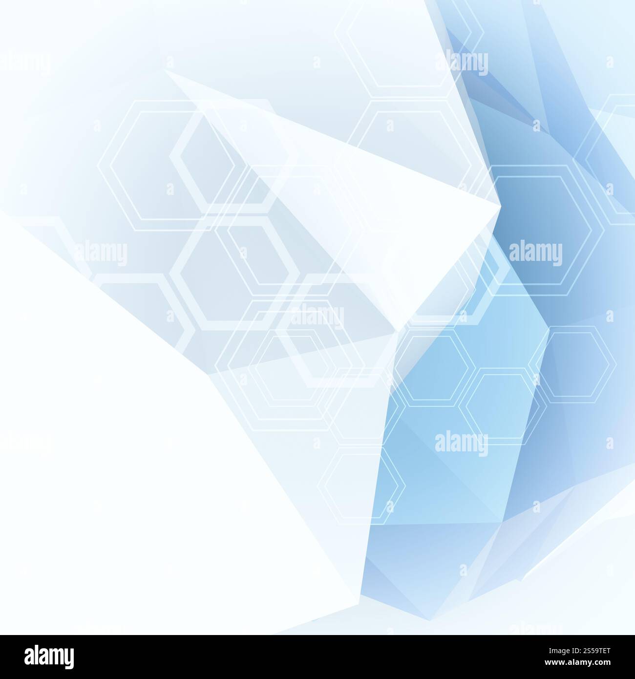 Abstrakte Moleküle low Poly medizinischen Hintergrund Stockfoto