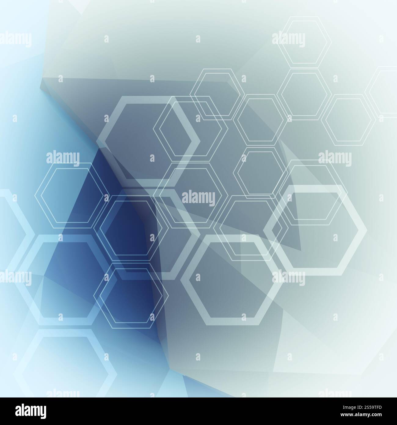Abstrakte Moleküle low Poly medizinischen Hintergrund Stockfoto