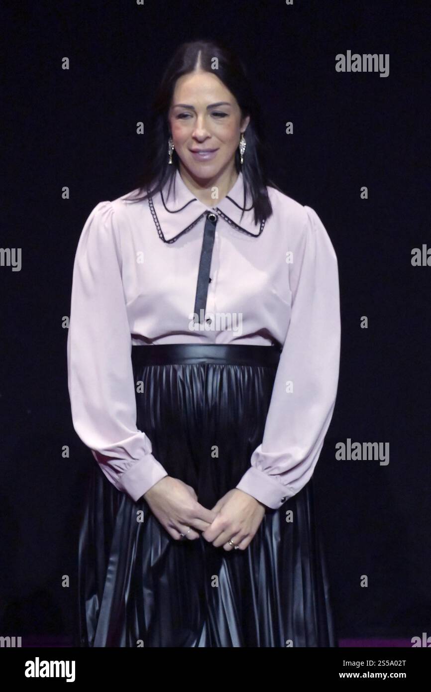 Roma, Italien. Januar 2025. Marta Bastianelli während der Präsentation des Giro d'Italia 2025, Giro d'Italia Rennen in Roma, Italien, 13. Januar 2025 Credit: Independent Photo Agency/Alamy Live News Stockfoto
