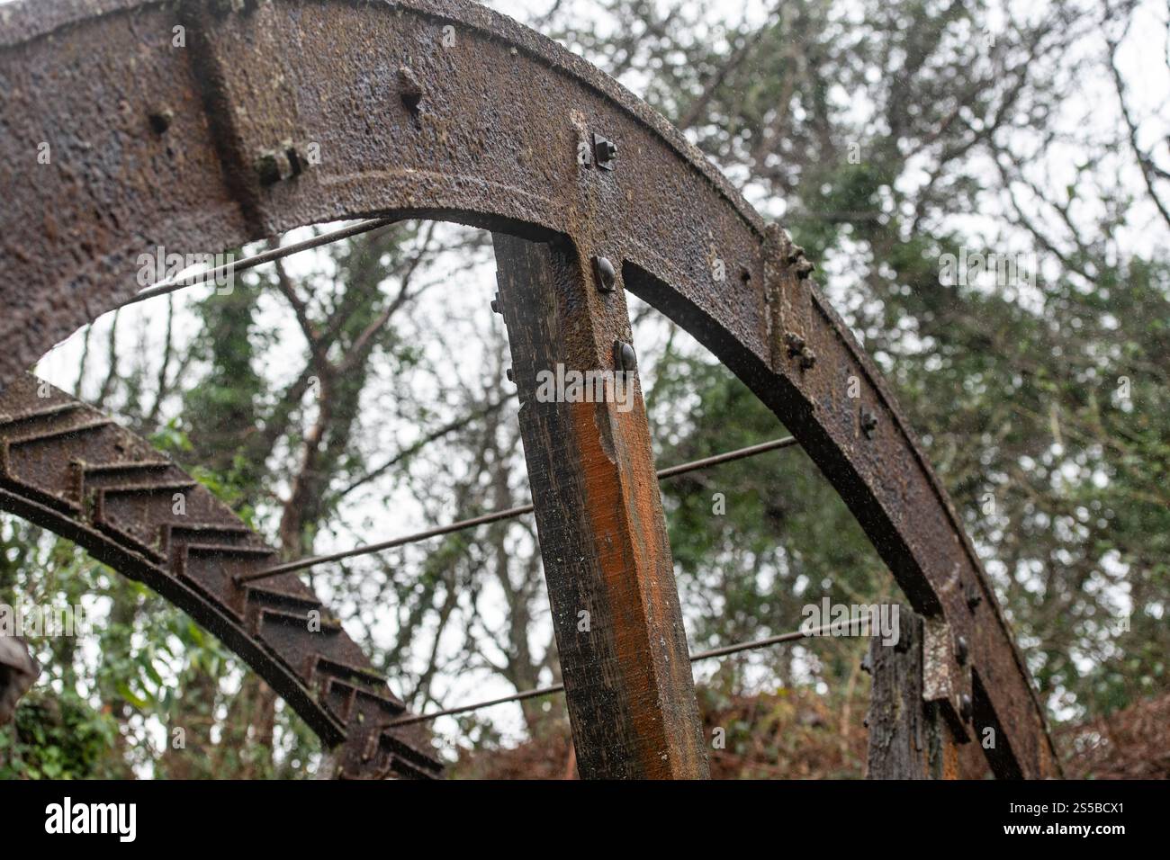 Wheal Arthur im Tregargus Valley Heritage Industrial Area in Cornwall, Großbritannien Stockfoto