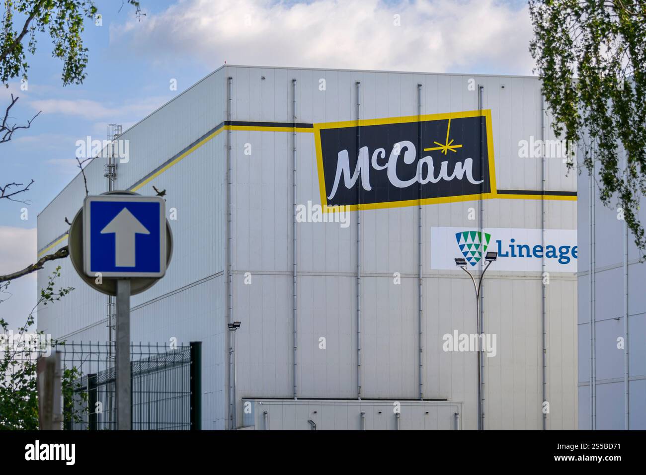 Harnes (Nordfrankreich): Das Werk McCain Stockfoto