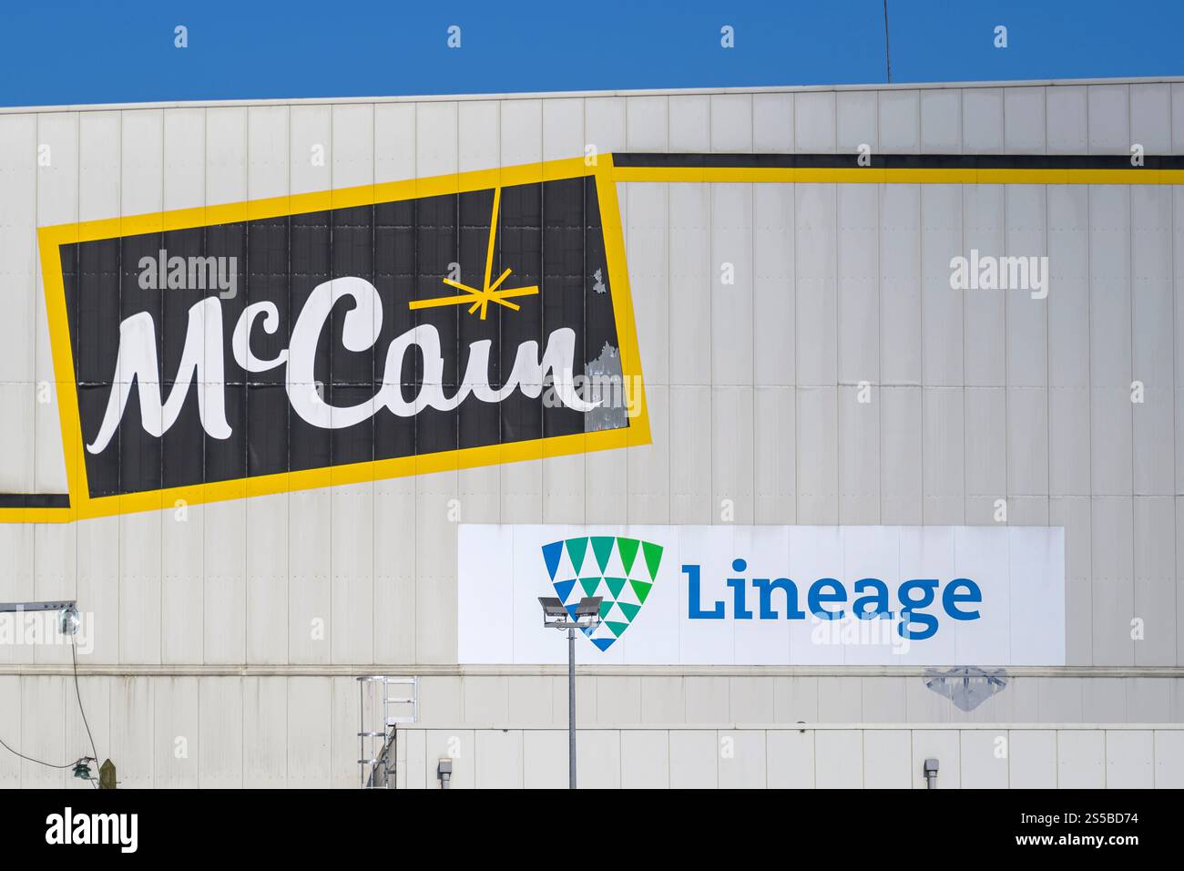 Harnes (Nordfrankreich): Das Werk McCain Stockfoto