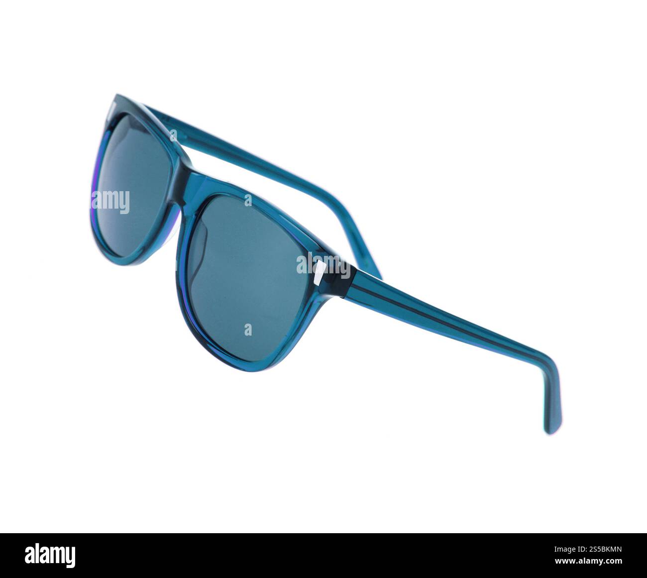 Sonnenbrille isoliert auf weißem Hintergrund. Sonnenbrille isoliert gegen einen Weißen Stockfoto