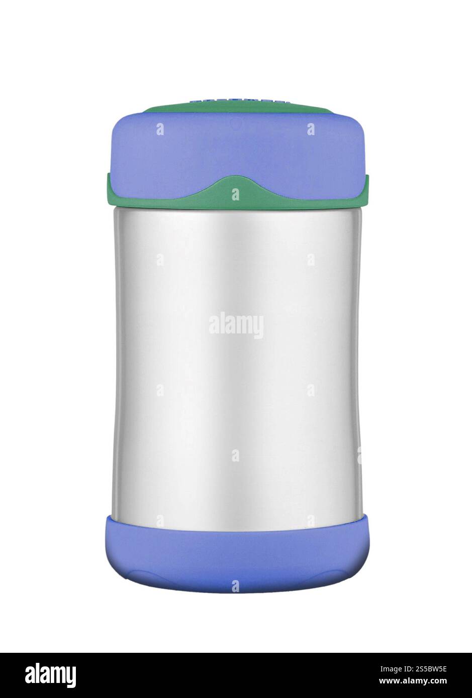 Leere JAR-Datei auf weißem Hintergrund isoliert. Leeres Gefäß Stockfoto