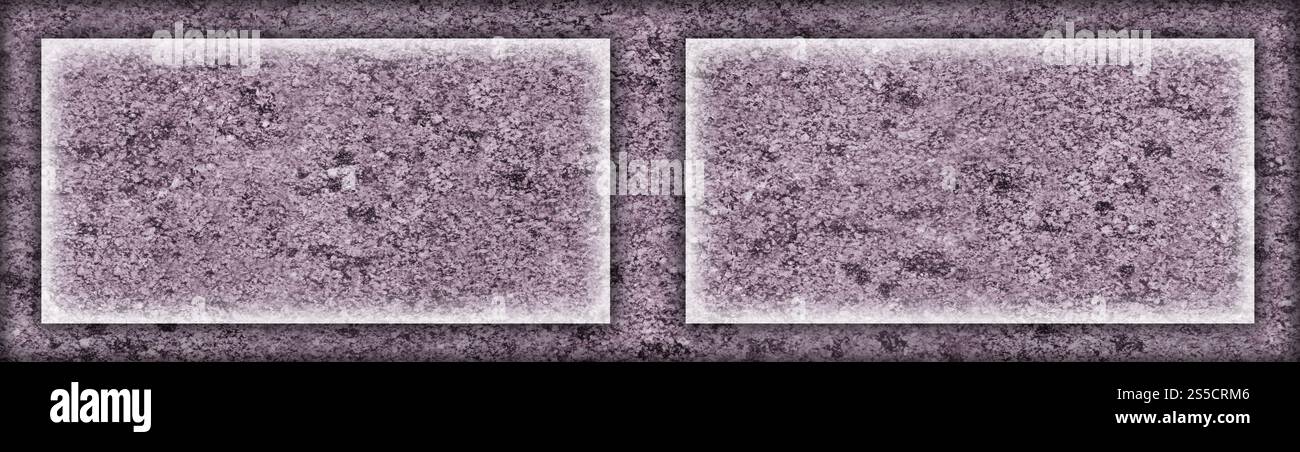 Monochromatische Textur der Granitoberfläche. Detailliertes Foto des behandelten, glänzenden Granitsteins mit einem speziellen Abschnitt für Text oder Bilder. Stockfoto