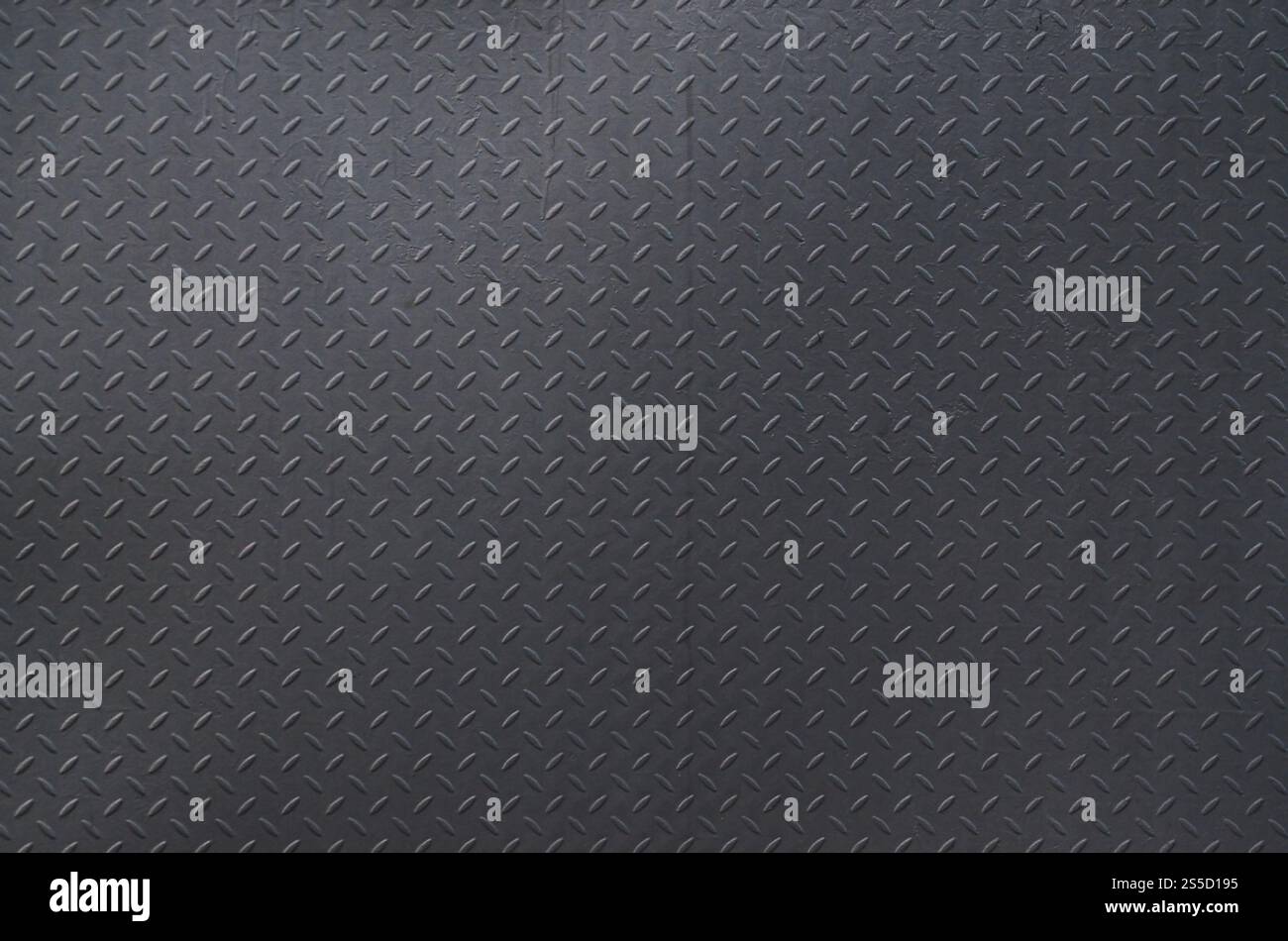 Metall Textur Hintergrund Aluminium gebürstet Silber. Metall Bodenplatte mit Rautenmuster. Grunge Background Image Stockfoto