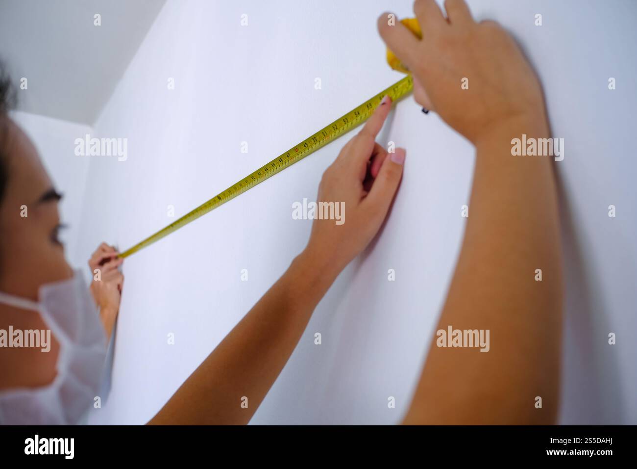 Werkstatt mit Werkstatt Renovierung neues Haus Stockfoto