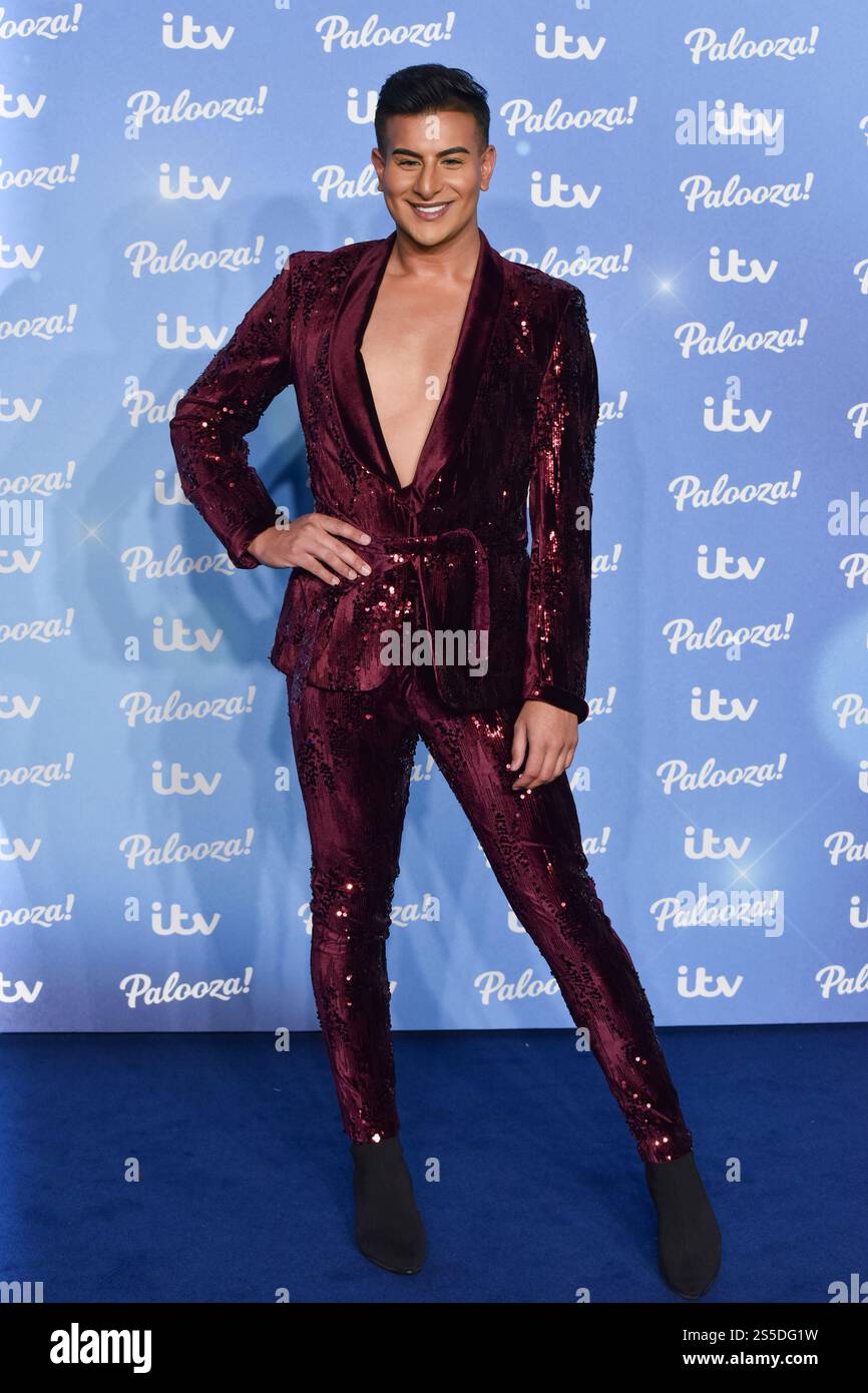 Junaid Ahmed besucht ITV Palooza! 2022 in der Royal Festival Hall, Southbank Centre in London, England. UK. Dienstag, 15. November 2022 Stockfoto