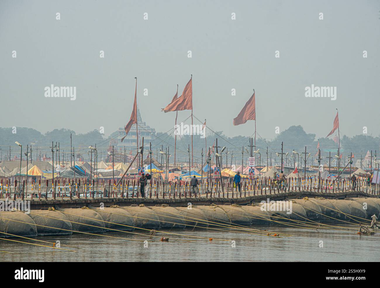 Maha Kumbh Mela, Prayagraj, Indien Stockfoto