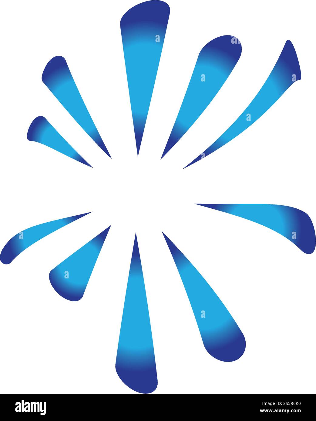 Fireworks Logo Vektor Vorlage Design Stock Vektor