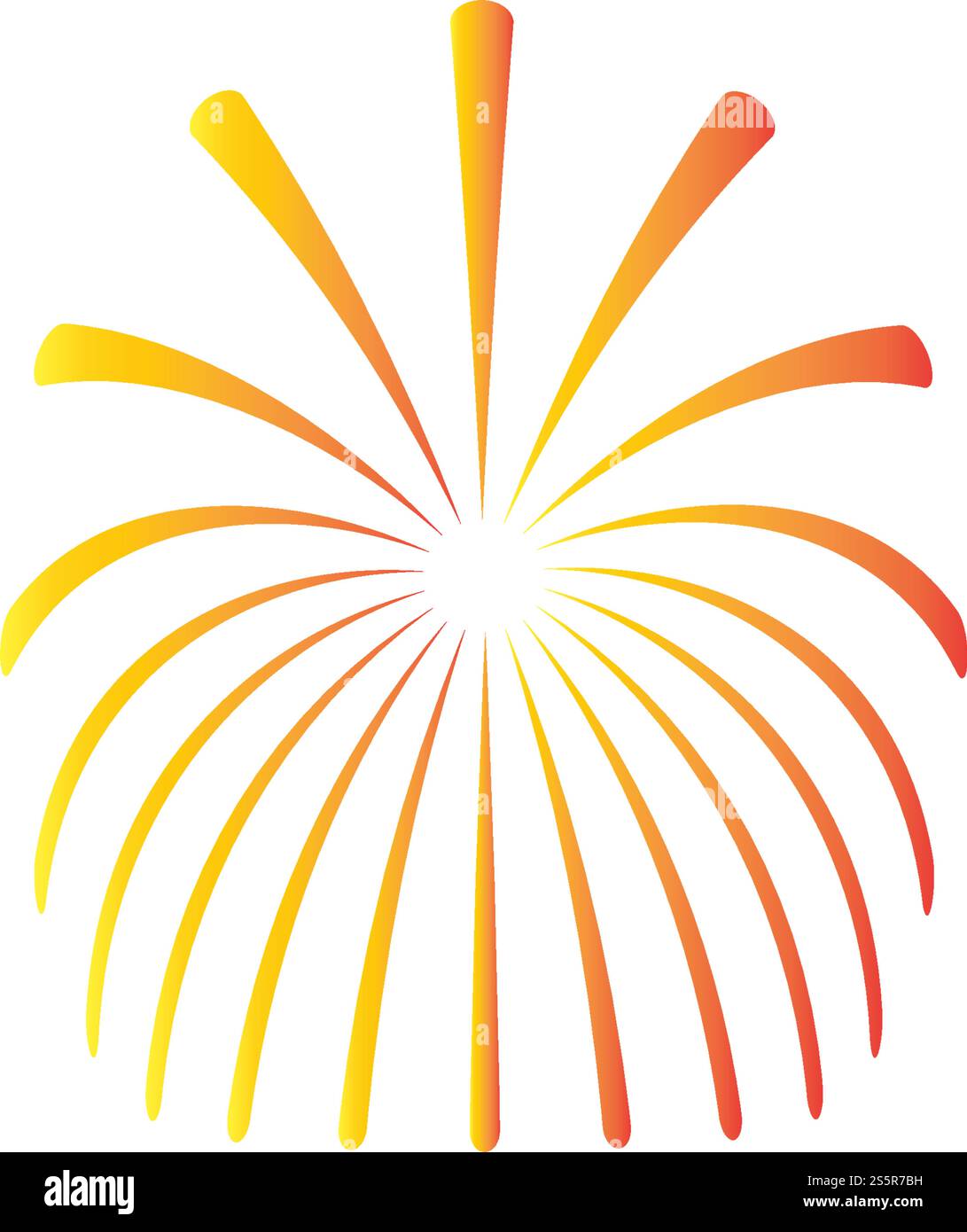 Fireworks Logo Vektor Vorlage Design Stock Vektor