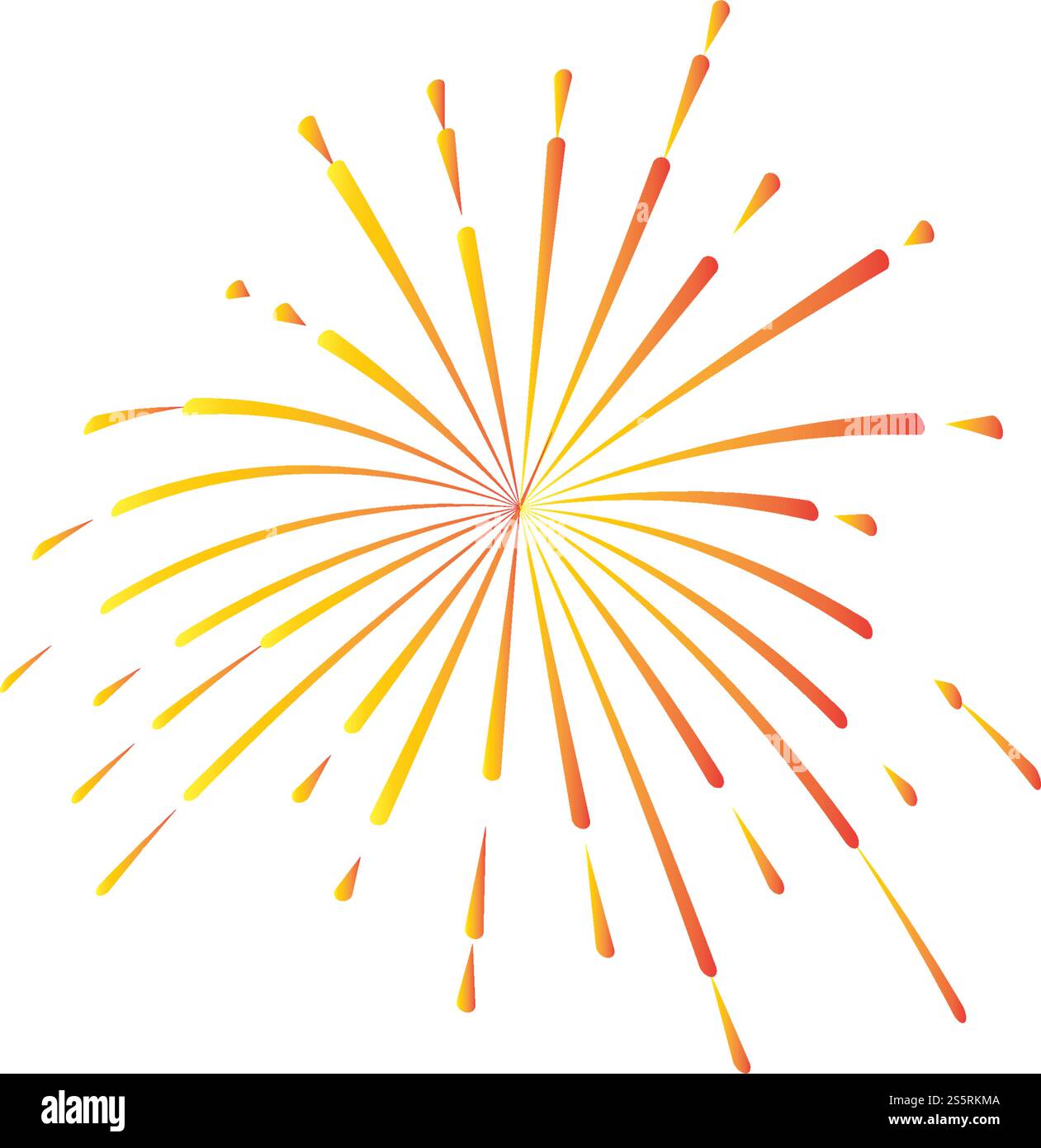 Fireworks Logo Vektor Vorlage Design Stock Vektor
