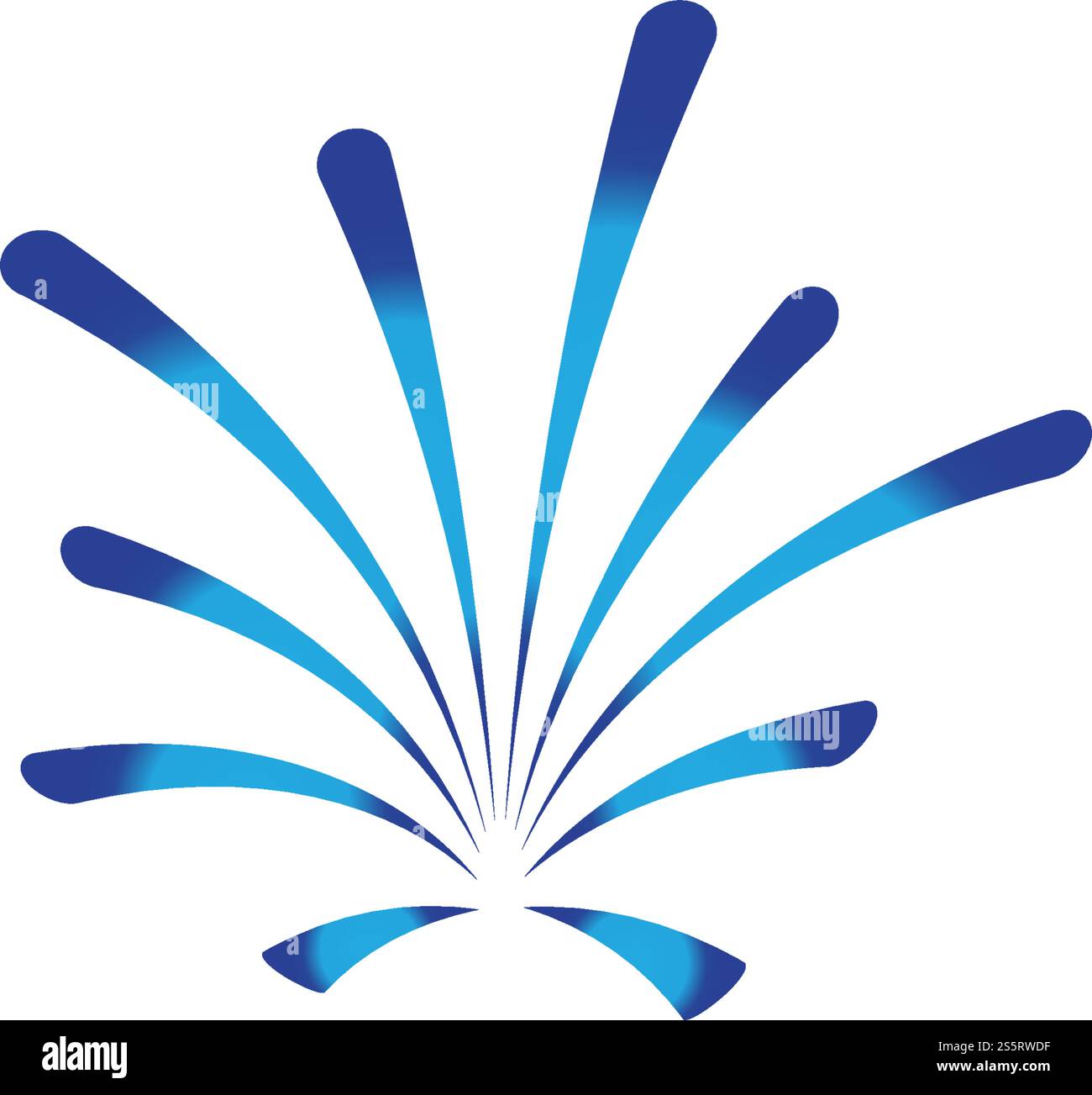 Fireworks Logo Vektor Vorlage Design Stock Vektor