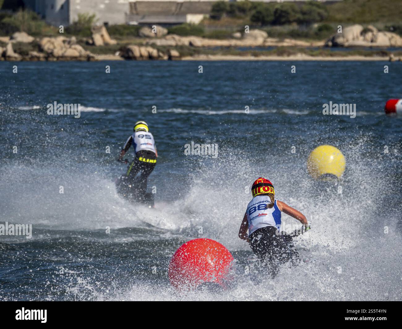 Olbia, Italien - 16. September 20192 Aquabike World Championship gran prix von Italien Stockfoto