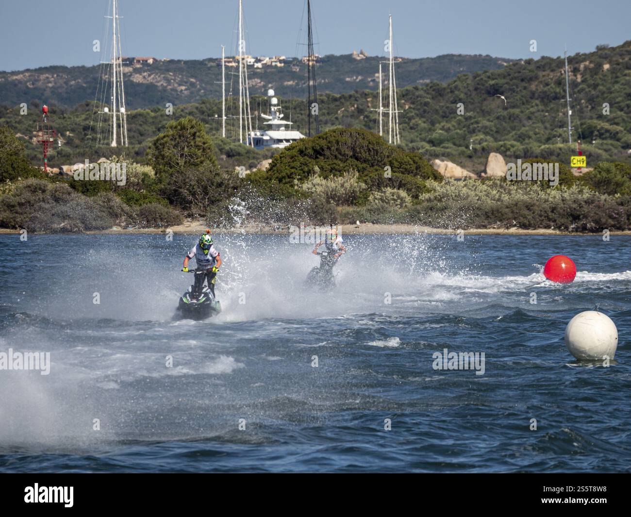 Olbia, Italien - 16. September 20192 Aquabike World Championship gran prix von Italien Stockfoto