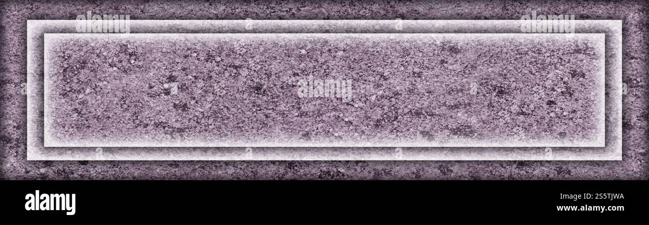 Monochromatische Textur der Granitoberfläche. Detailliertes Foto des behandelten, glänzenden Granitsteins mit einem speziellen Abschnitt für Text oder Bilder. Stockfoto