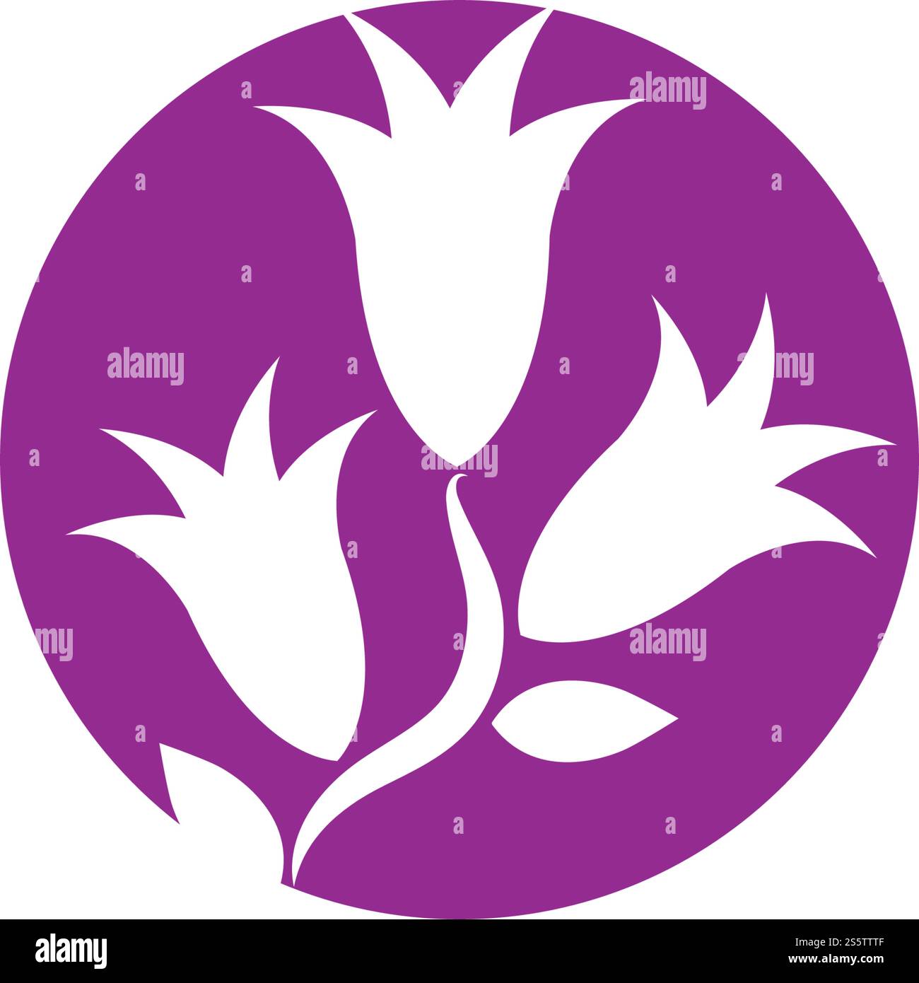Blume vektor Icon Design vorlage Abbildung Stock Vektor