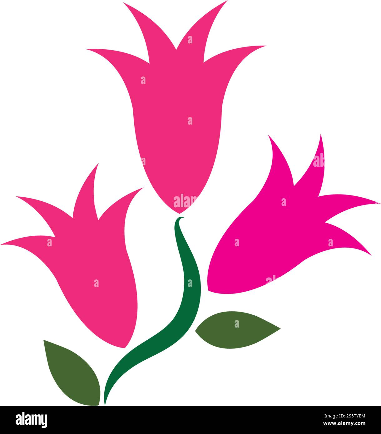 Blume vektor Icon Design vorlage Abbildung Stock Vektor