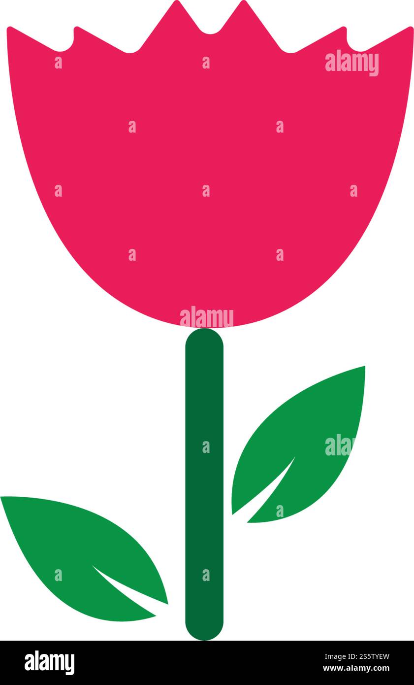 Blume vektor Icon Design vorlage Abbildung Stock Vektor