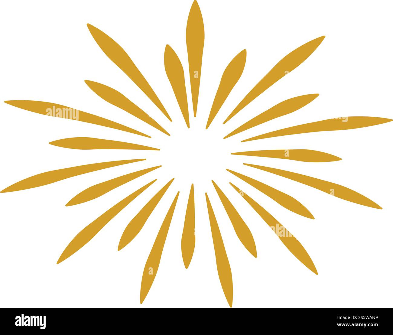 Fireworks Logo Vorlage Vektor Symbol Natur Stock Vektor